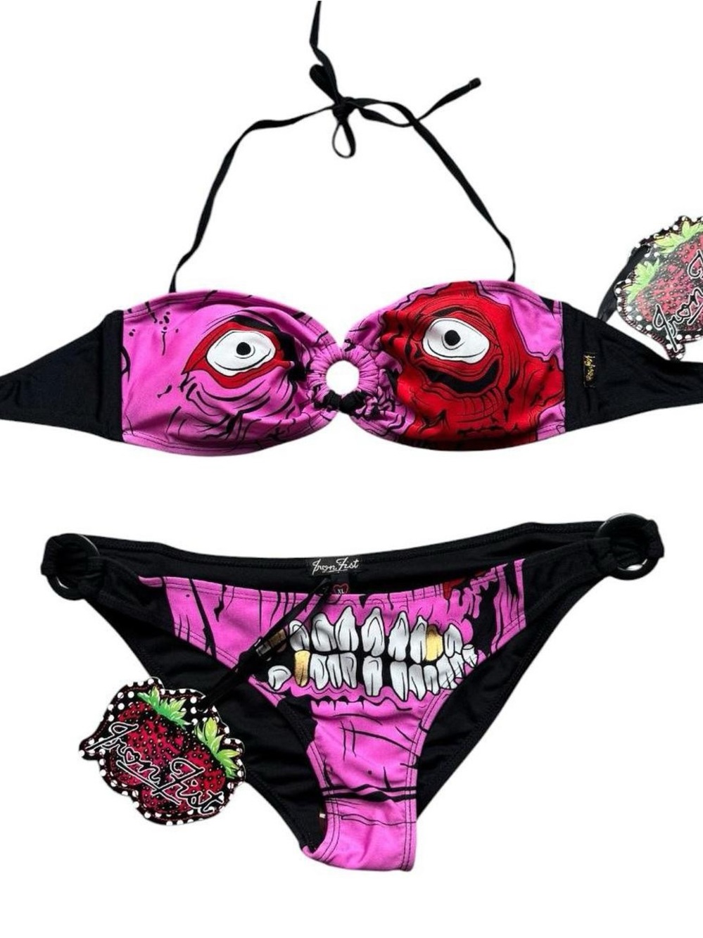 Iron fist monster bikini set new with tags
